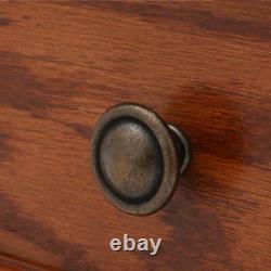 Gun Cabinet And Racks Storage Wood Tempered Glass Key Lock Barrel Rests Brown