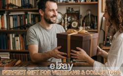 Gun Display Case 5+ Acrylic & Wood Handgun Pistol Revolver Knife Rack Organizer