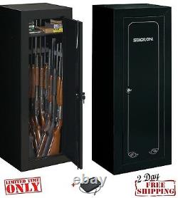 Gun Safe Cabinet 22 Rifles Storage Locker Shotgun Firearm Pistol Lock Shelf Rack