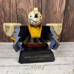 Gundam Bust Display Case Figure Storage Bandai Vintage Japan EFSF WB102