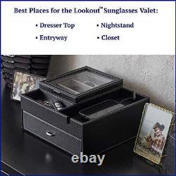HOUNDSBAY Lookout Sunglasses and Eyeglasses Organizer Storage Display Case Dr