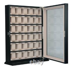 Hand Made 30 Watch Cabinet Luxury Case Storage Display Box Jewellery 51