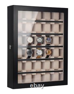 Hand Made 30 Watch Cabinet Luxury Case Storage Display Box Jewellery 51