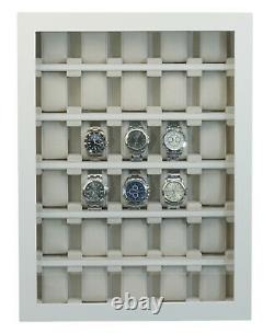 Hand Made 30 Watch Cabinet Luxury Case Storage Display Box Jewellery Watches 53b