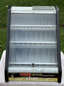 Hanson Drill Bits Counter Top Store Display Case Cabinet 15 X 13