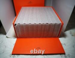 Hermes EX-Large & EX-Heavy Lacquer Wood & Suede Lined Watch Jewelry Display Case