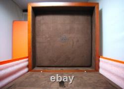 Hermes EX-Large & EX-Heavy Lacquer Wood & Suede Lined Watch Jewelry Display Case