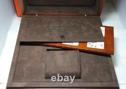 Hermes EX-Large & EX-Heavy Lacquer Wood & Suede Lined Watch Jewelry Display Case