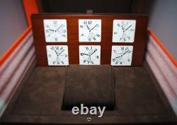 Hermes EX-Large & EX-Heavy Lacquer Wood & Suede Lined Watch Jewelry Display Case