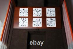 Hermes EX-Large & EX-Heavy Lacquer Wood & Suede Lined Watch Jewelry Display Case