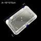 Hinged Display Box Acrylic Membrane Case Storage Jewelry Chip Shockproof