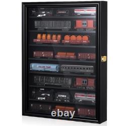Ho Scale Model Train Display Case Rack Wall Cabinet Lockable with W98% UV P