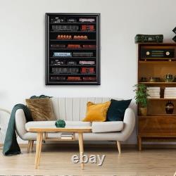 Ho Scale Model Train Display Case Rack Wall Cabinet Lockable with W98% UV P