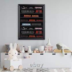 Ho Scale Model Train Display Case Rack Wall Cabinet Lockable with W98% UV P