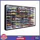 Hot Wheels 1/64 Scale Diecast Display Case Storage Cabinet Shelf Wall Mount Rack