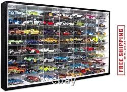 Hot Wheels 1/64 Scale Diecast Display Case Storage Cabinet Shelf case only