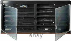 Hot Wheels 1/64 Scale Display Case Storage Cabinet Shelf + 1 Exclusive Vehicle