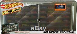 Hot Wheels 50 Cars Display Storage Case Wall Mountable Stand Alone Exclusive