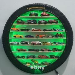 Hot Wheels Car Matchbox Wall Display Shelf Toy Storage Display Case Cabinet LED