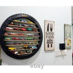 Hot Wheels Car Matchbox Wall Display Shelf Toy Storage Display Case Cabinet LED