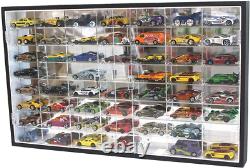 Hot Wheels Cars Matchbox Display Case Storage Diecast Cabinet Shelf Rack for 56