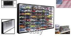 Hot Wheels Diecast Display Case Wall Mount Acrylic Storage Shelf for 56 Cars