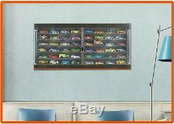 Hot Wheels Display Case Exclusive Datsun 510'71 Car Wall Storage Rack NEW