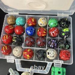 Huge 150+ Bakugan Battle Brawlers & Storage Cases Tin Mixed Lot (No Cards)