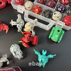 Huge 150+ Bakugan Battle Brawlers & Storage Cases Tin Mixed Lot (No Cards)