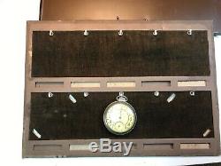 INGERSOLL POCKET WATCH STORE DISPLAY CASE FROM THE 1920s TO THE 1930s