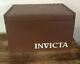INVICTA 20 slot watch display or storage case RARE Brown Leather Color