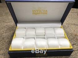 Invicta 10 Slot Watch Display Storage Case