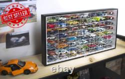 JACKCUBE Design Hot Wheels 1/64 Scale Diecast Display Case Storage Cabinet Shelf