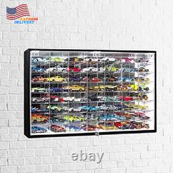 JACKCUBE Design Hot Wheels 1/64 Scale Diecast Display Case Storage Cabinet Shelf