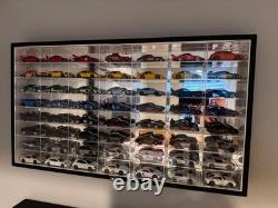 JACKCUBE Design Hot Wheels 1/64 Scale Diecast Display Case Storage Cabinet Shelf