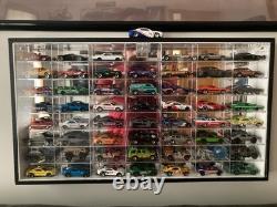 JACKCUBE Design Hot Wheels 1/64 Scale Diecast Display Case Storage Cabinet Shelf