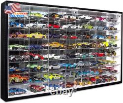 JACKCUBE Design Hot Wheels 1/64 Scale Diecast Display Case Storage Cabinet Shelf