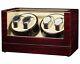 JQUEEN Watch Winder, Automatic Watch Winder Box Storage Display Box Case 4+0