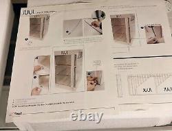 JUULS White Display Case For Home Store Retail Lock 3 Drawer with Keys Brand New