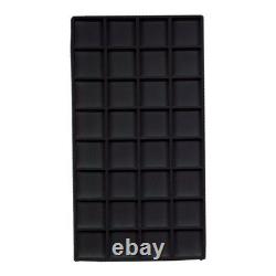 Jewelry Travel Salesman Display Storage Case Carrying w 12 Trays & Inserts