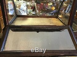 Jp Primleys Gum Case By J. Riswig Curved Glass Store Display Case Antique