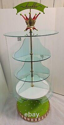 KRINKLES DEPT 56 PATIENCE BREWSTER CAROUSEL STORE DISPLAY CASE WithKEYS RARE