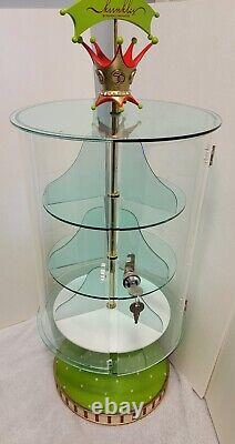 KRINKLES DEPT 56 PATIENCE BREWSTER CAROUSEL STORE DISPLAY CASE WithKEYS RARE