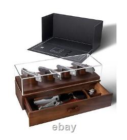 Knife Display Case EDC Organizer Pocket Knife Storage and EDC Case with Wal