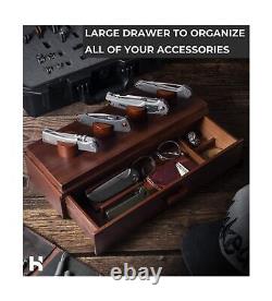 Knife Display Case EDC Organizer Pocket Knife Storage and EDC Case with Wal