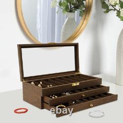 Knife Display Case, Knife Storage Box, 3-Tier Knife Display Case Organizer