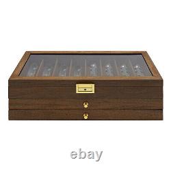 Knife Display Case, Knife Storage Box, 3-Tier Knife Display Case Organizer