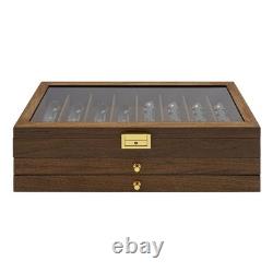 Knife Display Case, Knife Storage Box, 3-Tier Knife Display Case Organizer