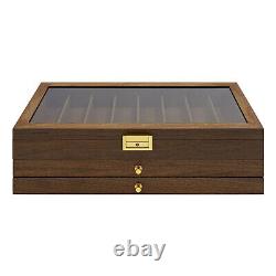 Knife Display Case, Knife Storage Box, 3-Tier Knife Display Case Organizer