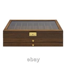 Knife Display Case, Knife Storage Box, 3-Tier Knife Display Case Organizer